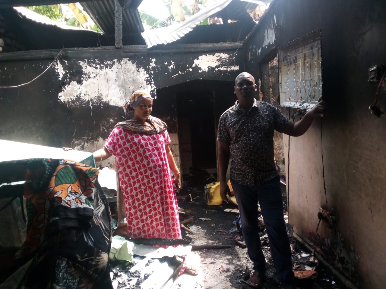 Mombasa Family Pleads For Help To Rebuild Home After Losing All Belongings In Blaze