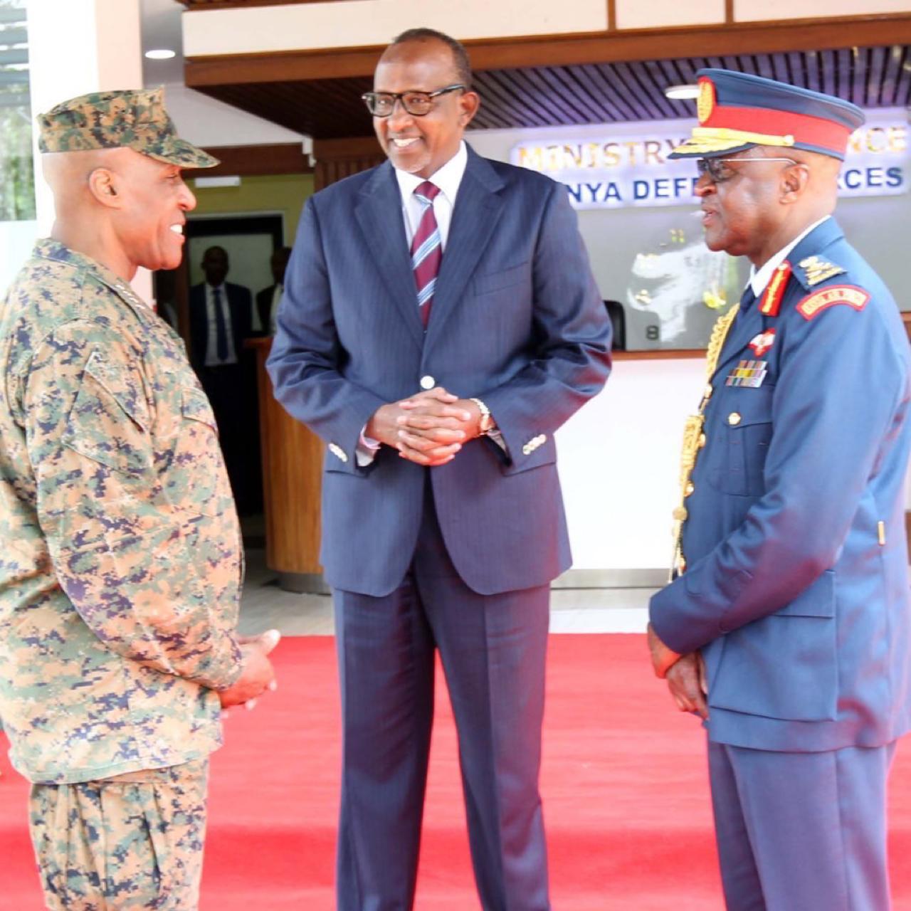 Africom Commander Langley In Nairobi, Meets Duale, Gen Ogolla
