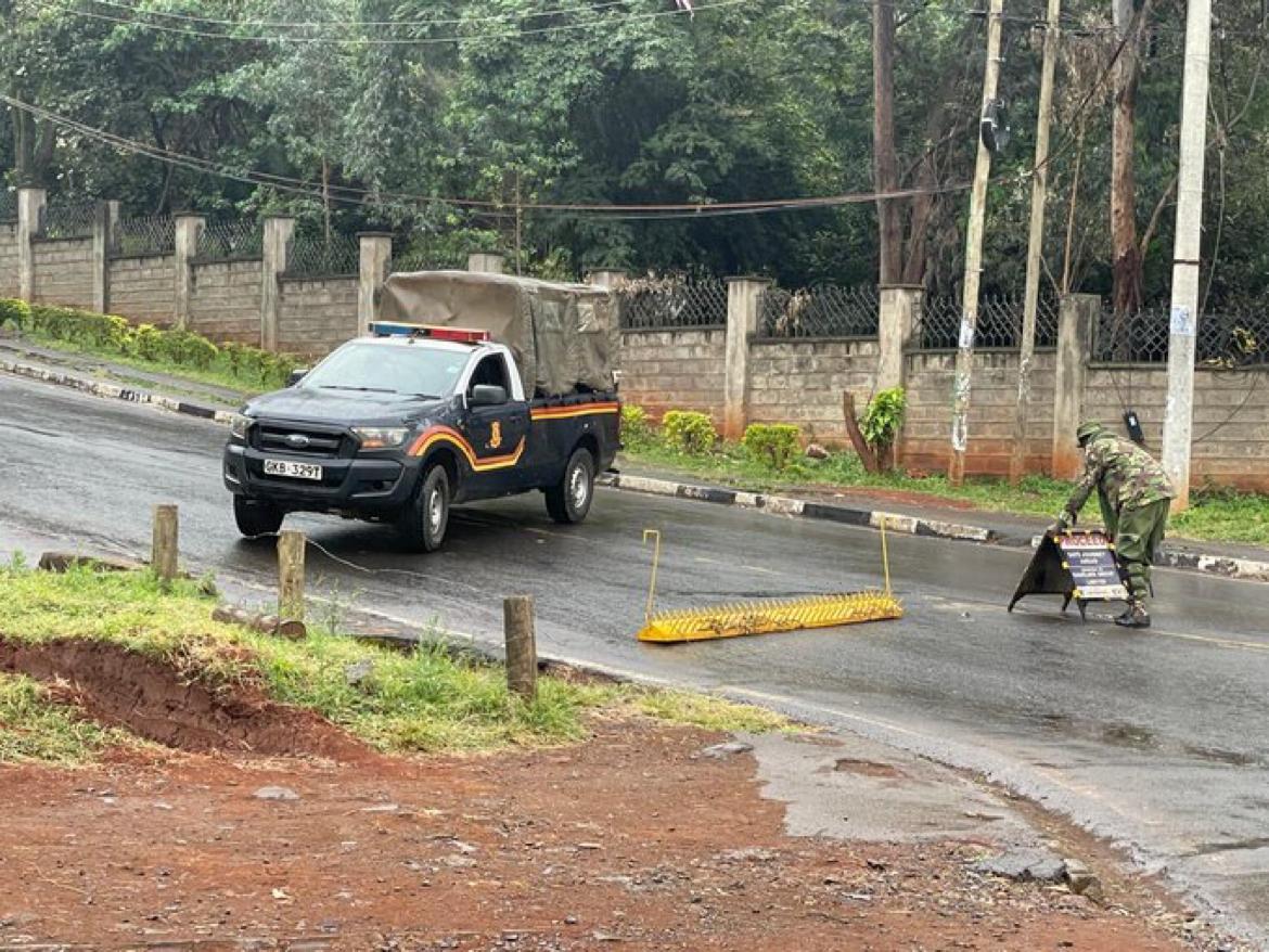 Major Roads Near State House Blocked By Police Ahead Of Protests 