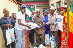 Beyond Their Usual Duties, DCI Donates Food And Brings Smiles To Over 100 Families In Embu