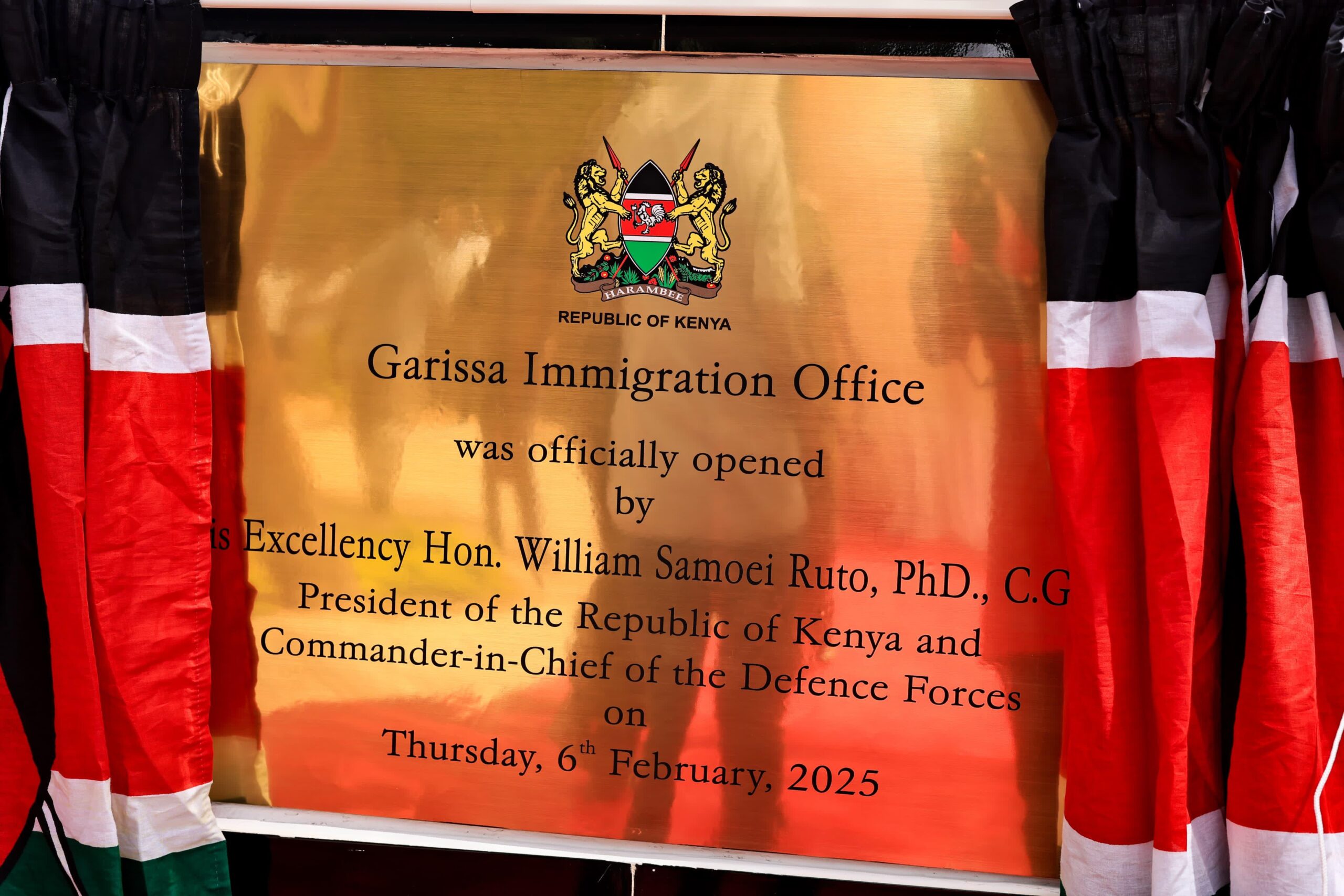 Relief For Northern Kenya As Ruto Opens Garissa Passport Office