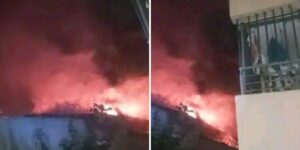 Unexplained Fire Breaks Out In Nairobi’s Eastleigh Estate Tire Store, Causes Significant Damage