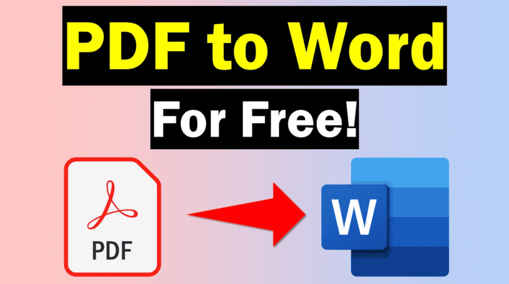 How To Convert PDF File To Word document ; In Three Ways