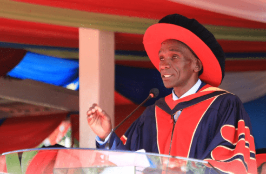 Legend Eliud Kipchoge Honored With Honorary Degree At JKUAT Graduation