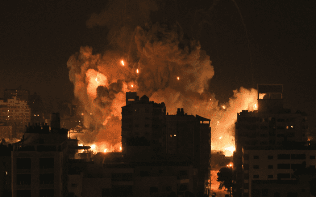 Israel Launches Airstrikes In Southern Gaza Following Hamas Hostage Threat