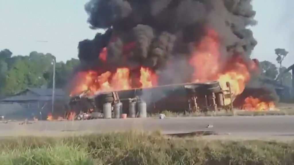 Over 40 Feared Dead In Tanker Crash In Liberia