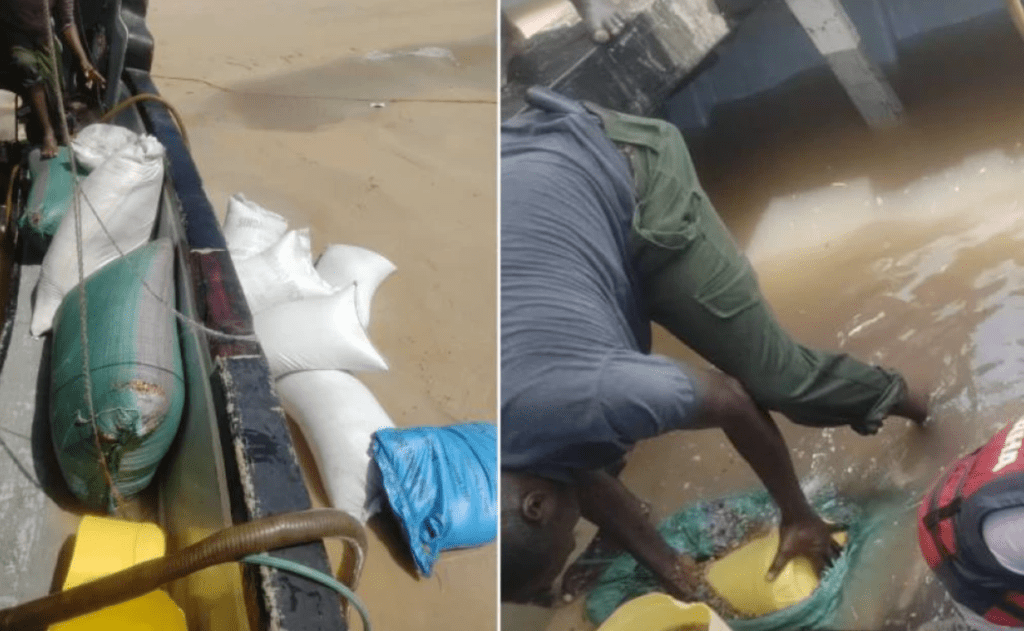 Narrow Escape For KDF Soldiers As Boat Capsizes During Food Transport