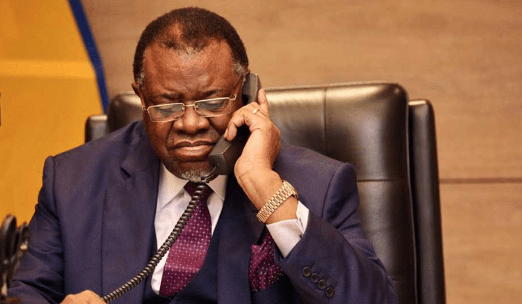 Ruto, Uhuru And Raila Mourn President Hage Geingob Of Namibia