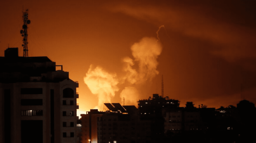 Israel Launches Strikes On Lebanon After Rocket Attack