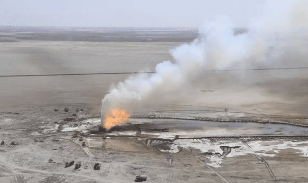 Massive Methane Leak In Kazakhstan That Went On For Months