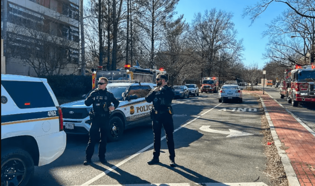 Air Force Member Sets Himself Ablaze Near Israeli Embassy In Washington DC