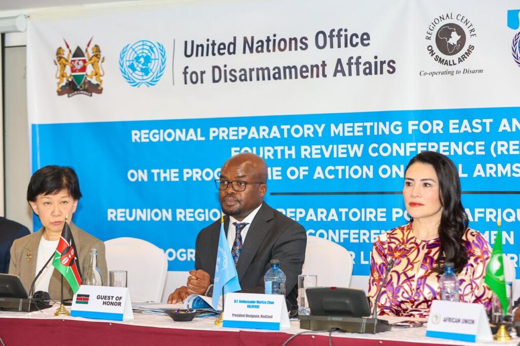 Kenya And Regional Partners To Present Joint Stance On Small Arms And Light Weapons At UN Conference In New York