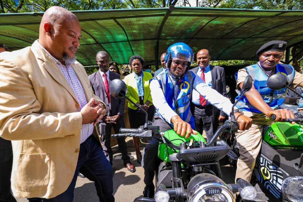 PS Omollo Distributes Electric Motorcycles To Chiefs