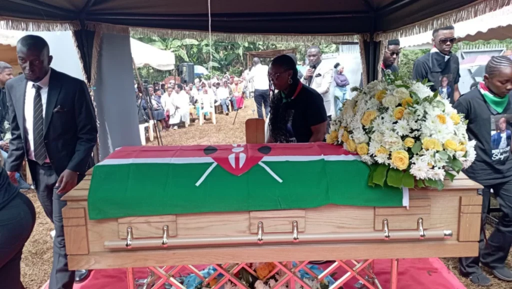 Protester Fatally Shot Outside Parliament Laid To Rest In Gatundu