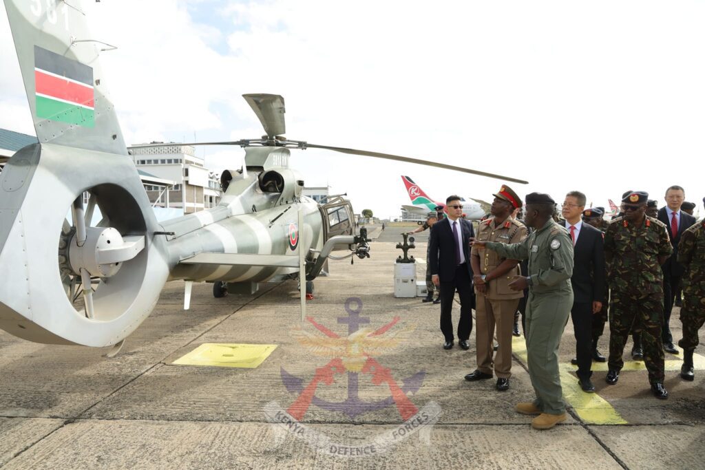 KDF Takes Delivery Of Refurbished Helicopters From Chinese Company