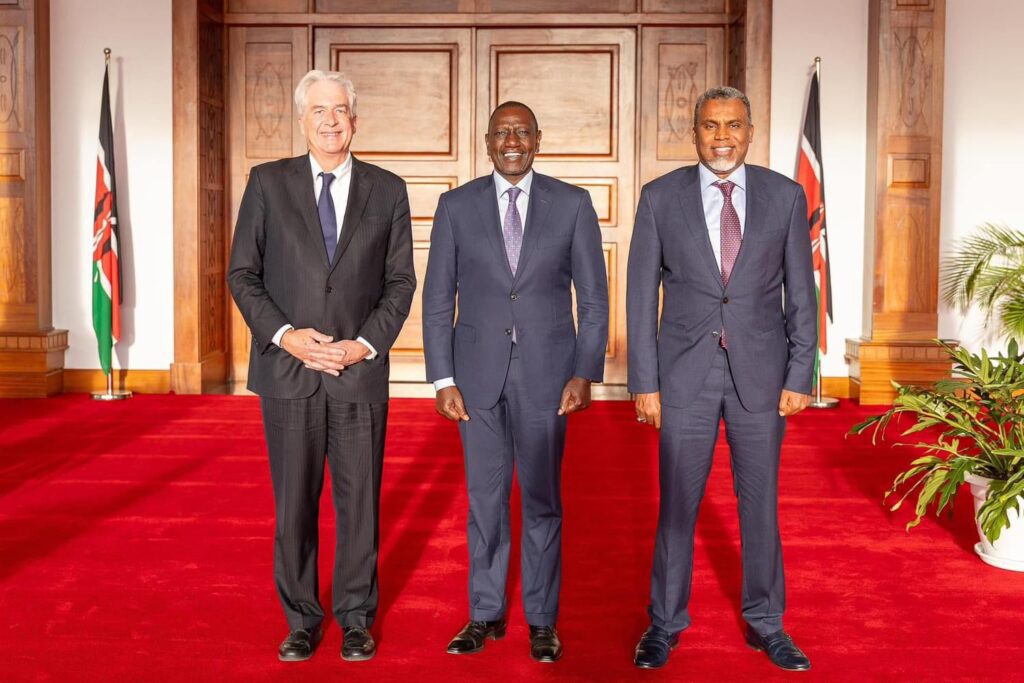 CIA Director William Burns In Nairobi, Meets Ruto At State House