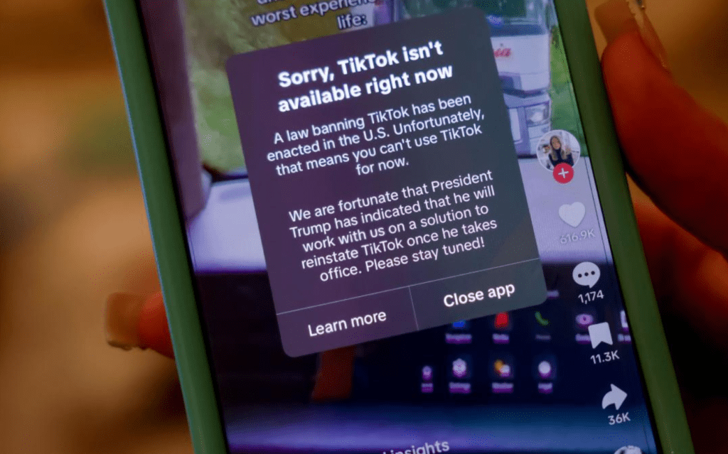 TikTok Goes Offline In The US Hours Before Ban Due To Come In