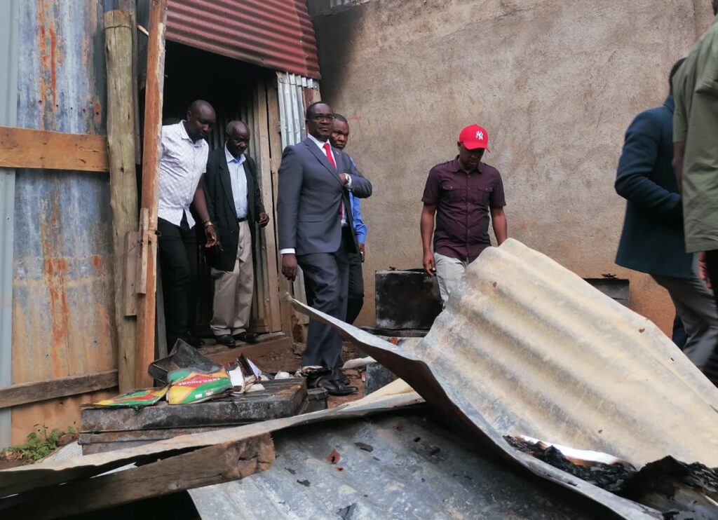 CS Education Ogamba Warns Against Arson As Two Dorms Go Up In Flames In Kisii