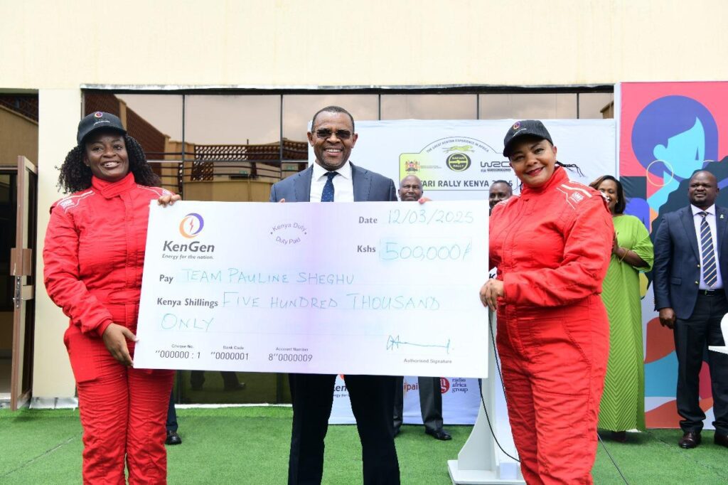 KenGen Joins Forces With WRC Safari Rally 2025, Donates Sh500,000