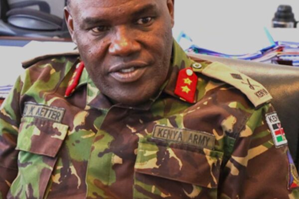 Lieutenant General David Kipkemboi Ketter, Commander Kenya Army