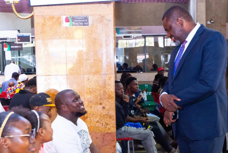 Ruku Makes Surprise Visit To Huduma Centres In Nairobi