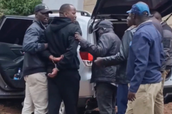 Drama As Police Officer Hiram Kimathi Is Arrested Over Links To 'FBI’ Movement