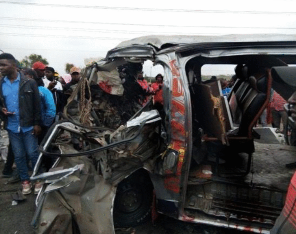 At Least 7 People Killed In Accident Involving Matatu And Lorry Along Namanga-Nairobi Road