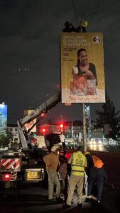 City Hall Restores Streetlights, Takes Down Illegal Billboards On City Avenues