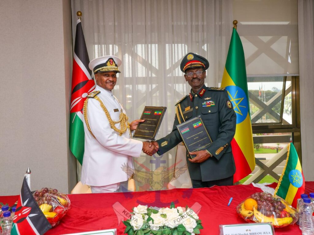 Ethiopia, Kenya Sign New Defense Cooperation Agreement Allowing Intelligence Sharing Of Security Threats