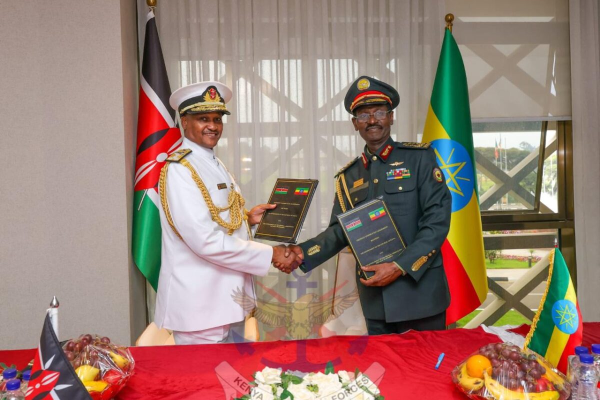 Ethiopia, Kenya Sign New Defense Cooperation Agreement Allowing Intelligence Sharing Of Security Threats