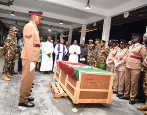 Body of Slain Police Officer Kennedy Mutuku Nzuve Brought to Nairobi