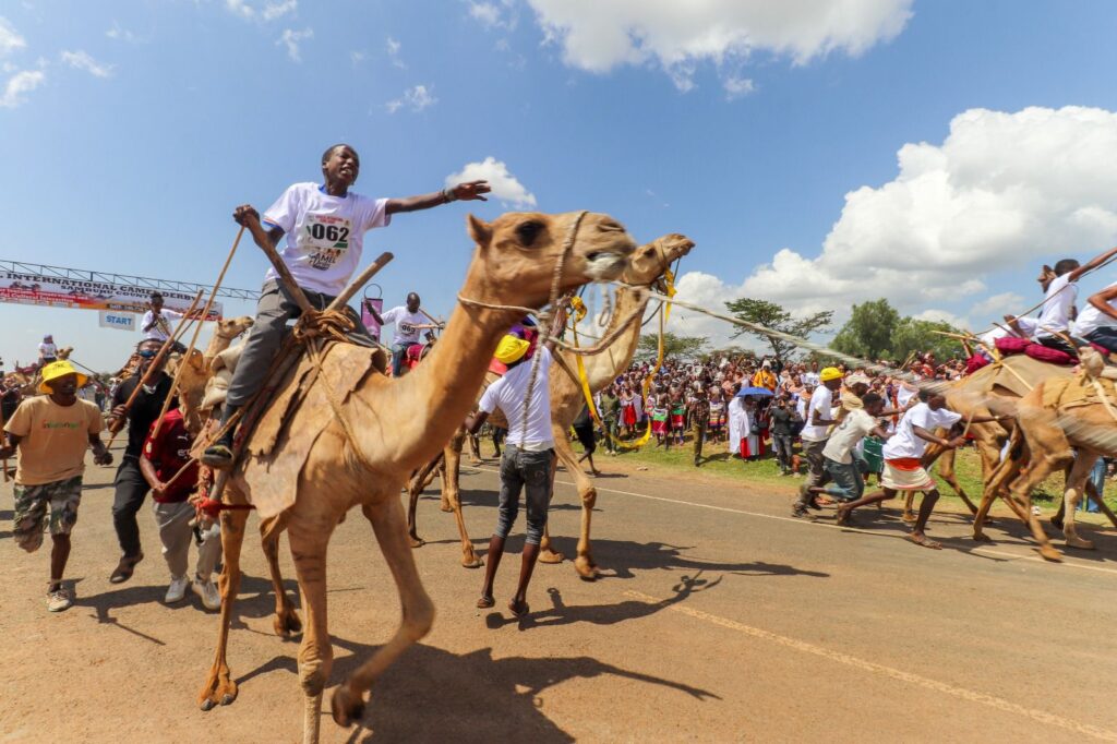 CS Miano and Samburu Governor attend Maralal international camel derby