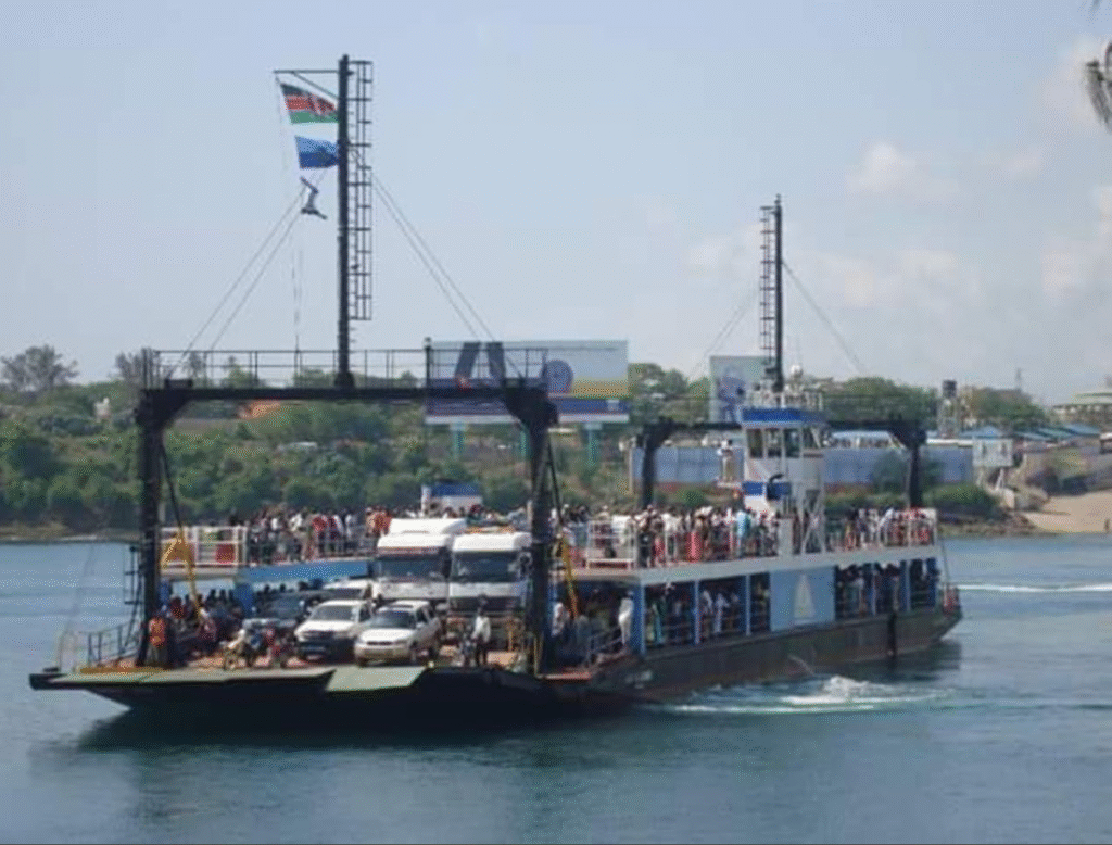 Shock As Man Jumps Into The Indian Ocean From Ferry In Mombasa