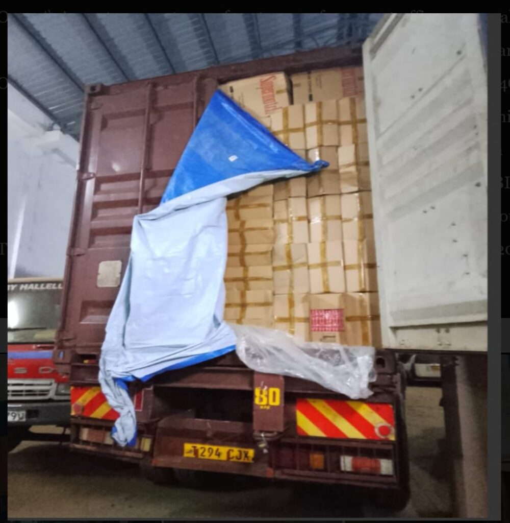 KRA Intercept Truck Ferrying Smuggled Cigarettes, Averts Loss Of Sh70 Million In Taxes