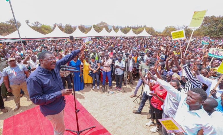Wetang’ula Tells Off Opposition, Rallies Tharaka Residents To Back Ruto’s Re-election
