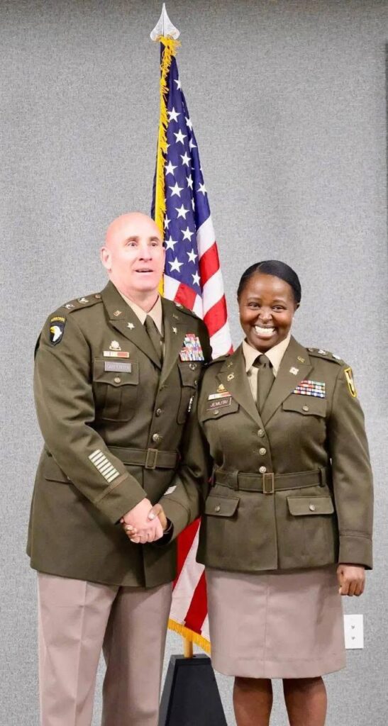 Joy As Kenyan-Born Officer Silvia Jemutai Promoted To U.S. Army Lieutenant Colonel