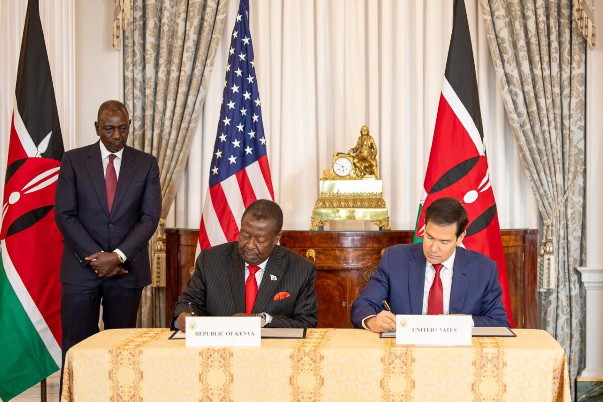 Kenya, U.S. Sign Healthcare Cooperation Framework In Washington
