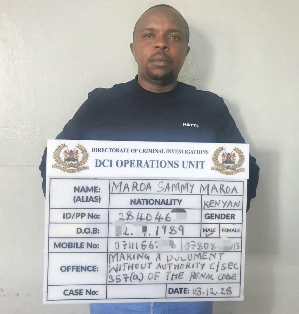 Man Who Forged Senior Government Officials’ Signatures For Business Nabbed In Thika