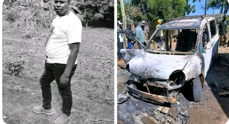 Man Dies By Suicide In Car Set On Fire In Olkalou, Nyandarua