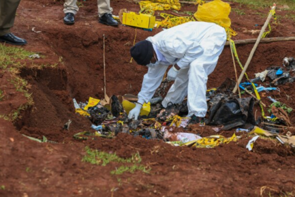 DCI Amin Visits Kericho Mass Grave Site As Police Pursue More Suspects In Saga