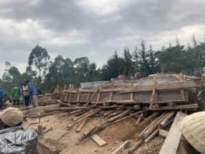 One Dead, Four Rescued After Building Collapse In Kericho