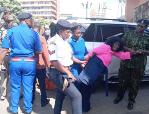 Ex-Nominated Senator Orwoba Arrested And Detained At Kamkunji For Attempting To Access Senate Again
