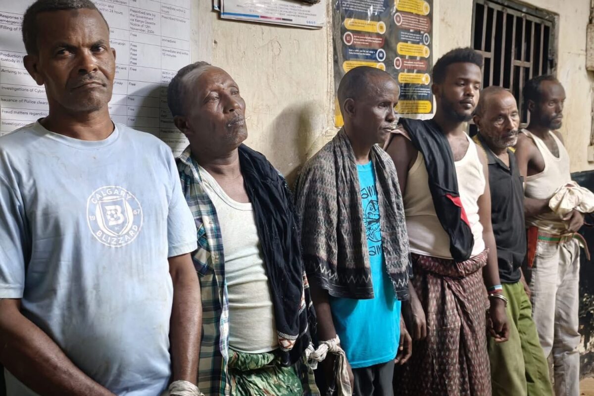 KWS Personnel Recover Giraffe Meat, AK47 Rifle In Ambush On Poachers In Garissa