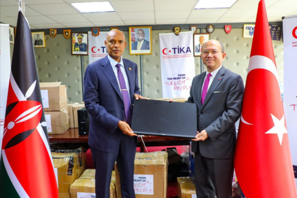 Boost In War On Drug Trafficking As Turkey Hands Over Office Equipment To DCI