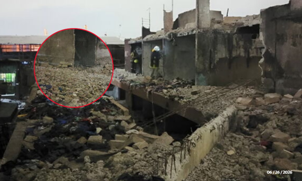 Two Dead After Fire-Damaged Building Collapses At Gikomba Market