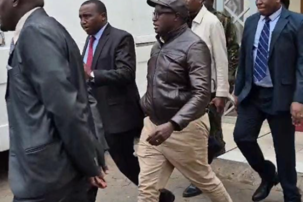 Drama As Mukurweini MP Kaguchia Arrested Outside Royal Media Studios After Night Standoff