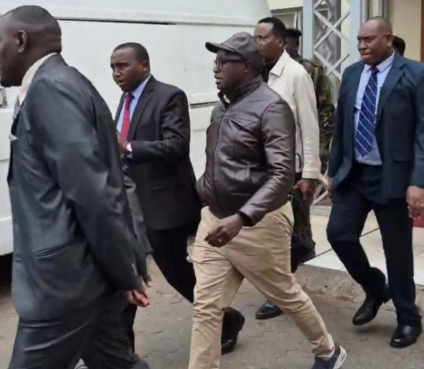 Drama As Mukurweini MP Kaguchia Arrested Outside Royal Media Studios After Night Standoff