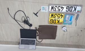 Police Detain Suspect In Nairobi After Alleged Car Break-In, Stolen Laptop And Door Jammers Recovered