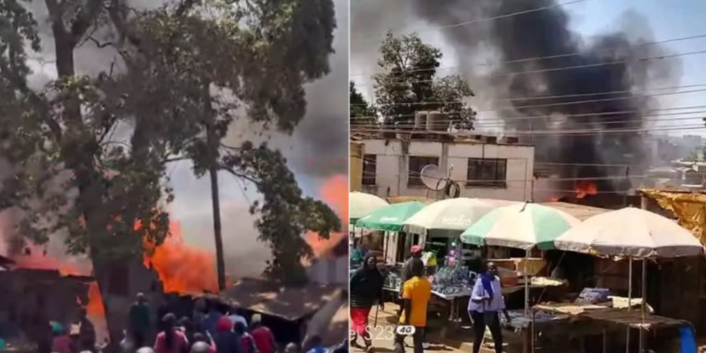 Dozens Left Homeless After Fire Breaks Out In Kangemi, Nairobi