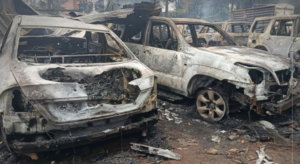 Massive Fire Destroys Several Vehicles At Kilimani Garage